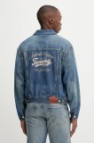 Tommy Jeans geacă jeans de tranziție, oversize, DM0DM21724