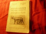 131. Titus Livius - Ab Urbe Condita - 1935 Manual VIII - texte alese C.Balmus si Al.Graur 158 pag .2harti
