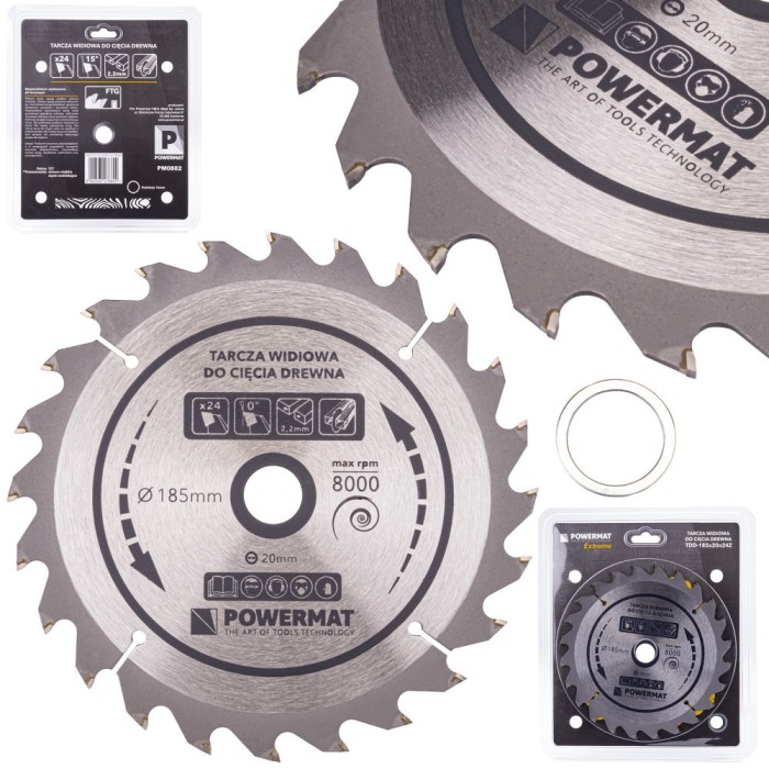 P&acirc;nză de ferăstrău 185x20 24z TDD-185x20x24Z