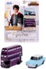 Set 2 Masinute Metal Harry Potter: Autobuz Knight &amp; Ford Anglia 1959 Jadatoys. Jucarie Baieti, 3 ani+
