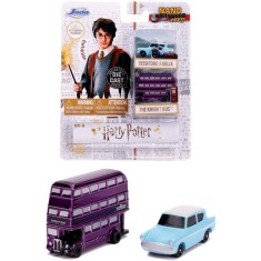 HARRY POTTER2 SET 2 MASINUTE THE KNIGHT BUS SI FORD ANGLIA 1959