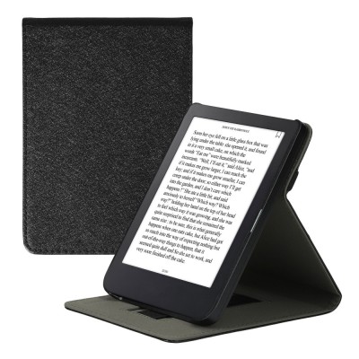 Husa Kwmobile pentru Kobo Clara 2E, Negru, Piele ecologica, KWM000017UI005C foto