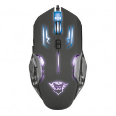 Mouse Gaming Trust GXT 108 Rava, Wired, 2000 DPi Reglabil, 6 Butoane, Scroll, Iluminat, Senzor Optic, USB, Negru