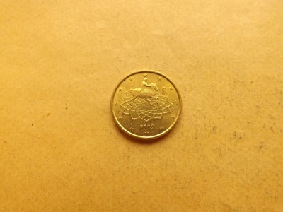 Italia 50 Eurocenti 2002 - MI 3 foto