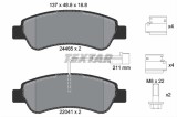 Set placute frana TEXTAR 2446503