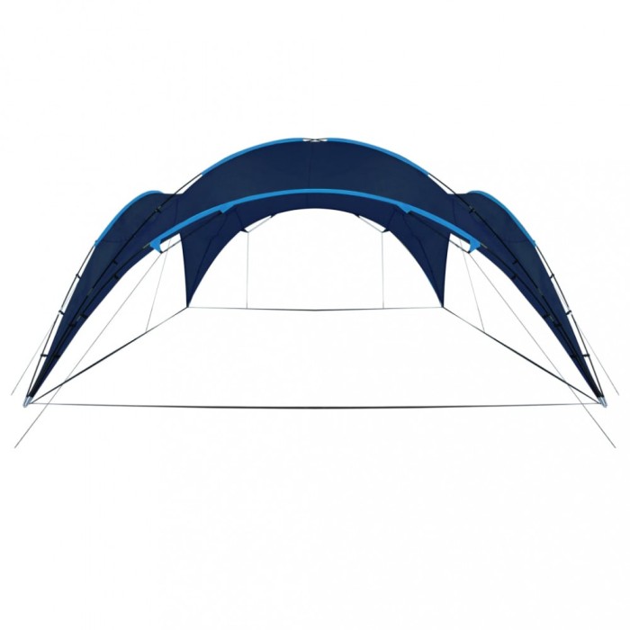 vidaXL Cort de petrecere cu arcadă, albastru &icirc;nchis, 450x450x265 cm