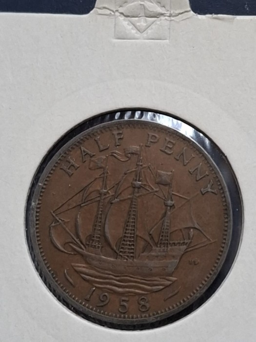 Half penny 1958