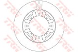 Disc frana RENAULT MASTER II platou / sasiu (ED/HD/UD) (1998 - 2010) TRW DF6335S