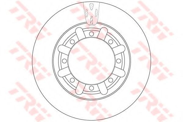 Disc frana RENAULT MASTER II caroserie (FD) (1998 - 2010) TRW DF6335S