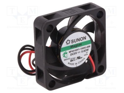Ventilator DC axial 5V 40x40x10mm 13,52m3/h 27,3dBA SUNON Vapo foto
