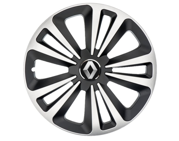 Set 4 Capace Roti Terra Gri-Negru R14, pentru gama auto Renault