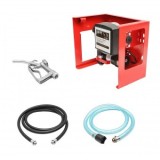 Kit pompa transfer motorina 12V, debit 40L/min cu contor, furtun aspiratie 1,5m, furtun transfer 4m si pistol Breckner Germany