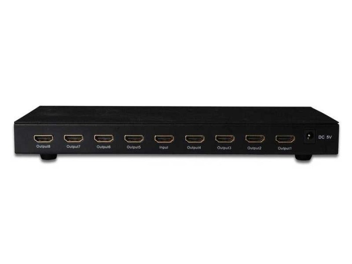 Splitter HDMI 8c 1.4a cu amplificare 4k 30Hz