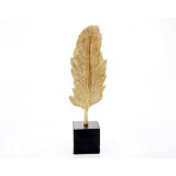 Statueta din rasina, Gold Tree, Auriu, 29 cm, Ella Home