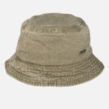 Palarie Bucket din Bumbac Bej Stonewashed &ndash; Stil Casual de Vară, CMCLASS