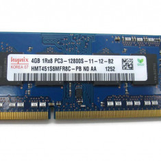 Memorii Laptop Hynix 4GB DDR3 PC3-12800S 1600 Mhz HMT451S6MFR8C