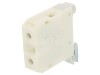Conector Șine POK 4-25mm2, 2 Borne, Montare pe Șină TS35, Alb, Poliamidă, 690V, 101A