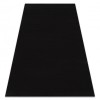 Covor de spalat modern LINDO negru, anti-alunecare, shaggy, 80x150 cm