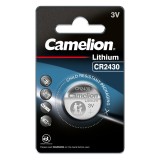Baterie litiu CR2430 Camelion 3V 270mAh, blister 1 bucata