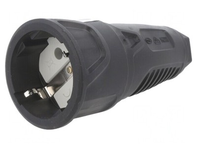 Conector Alimentare AC Mamă 250V 16A Pe Cablu foto