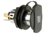 Soclu brichetă auto 20A 12-24V