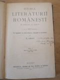 Nicolae Iorga - Istoria Literaturii Romanesti in veacul al 19 lea - editie 1907.