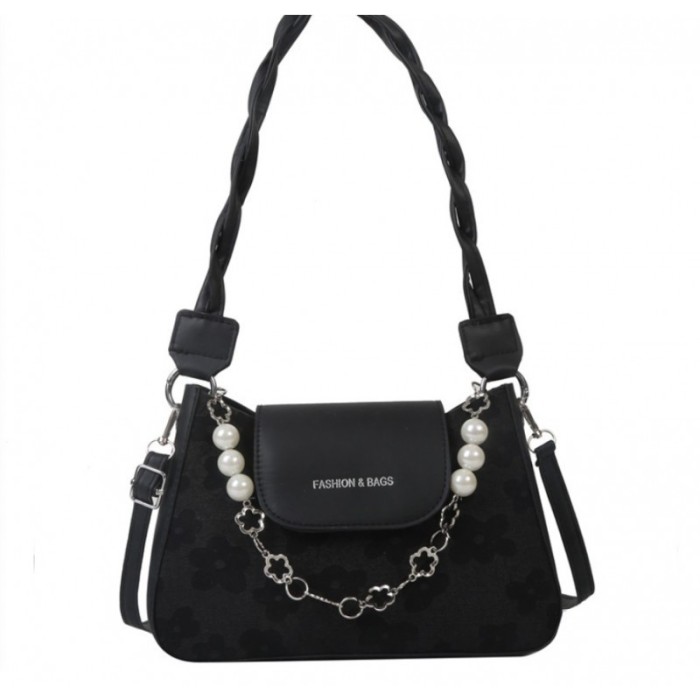 Geanta de umar eleganta pentru dame, colectia Black Fashion Bags, T246