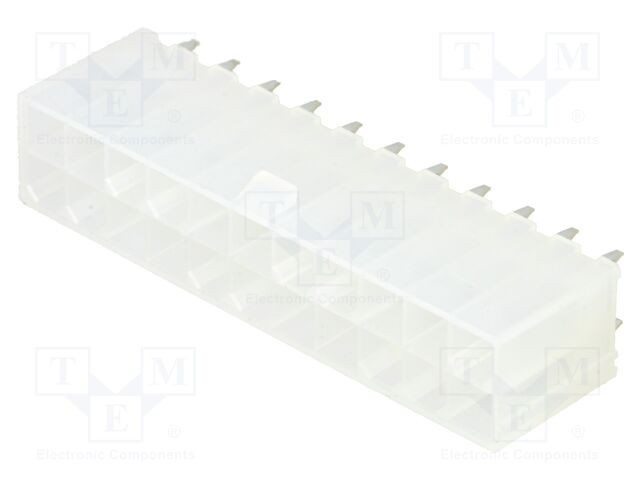 Conector cablu-placă soclu tată Mini-Fit Jr 4,2mm PIN 22 THT MOLEX