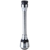 Extensie robinet, Inox/Plastic, 160 x 36 mm, Argintiu