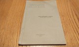 CONTRIBUTIUNI LA STUDIUL HIDROCARBURILOR AROMARICE DIN FRACTIUNILE MIJLOCII ALE PETROLULUI - ALEXANDRU C. ISOPESCU (dedicatie-autograf) - 1937, 74 p.