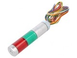 Coloană de semnalizare LED roșie/verde 24VDC
