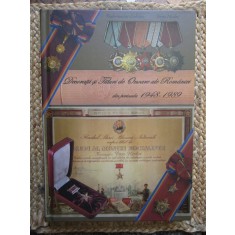 DECORATIILE SI TITLURILE DE ONOARE ALE ROMANIEI 1948-1989 RADERMACHER LADISLAU