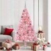 Pom de Crăciun artificial pre-iluminat Roz 180 cm PVC