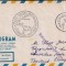 FILATELIE TEMATICA - PLIC SUEDIA TEMATICA AVION AVIOANE AVIATIE AIRMAIL AEROGRAMA