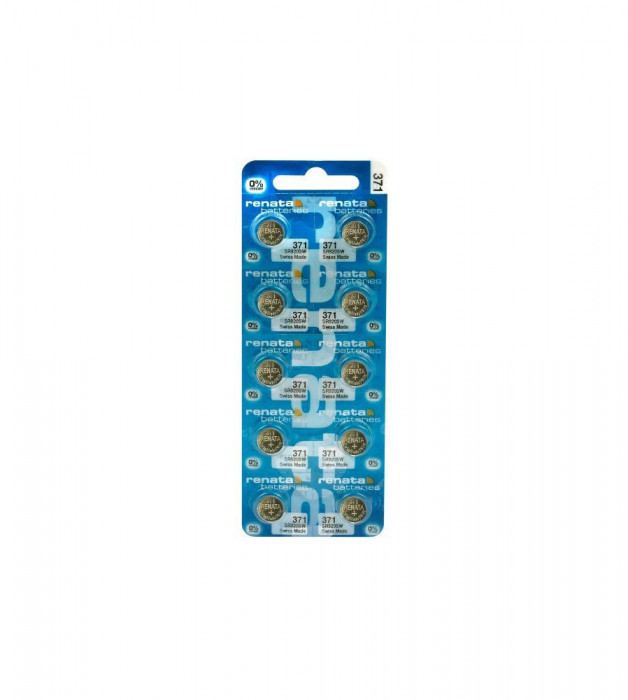 Set 10 baterii Renata SR920SW/371 1.55V baterii pentru ceas-Conținutul pachetului 1x Blister