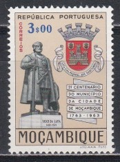 Mozambic 1963 - A 200-a aniversare a orașului Mozambic, MNH foto