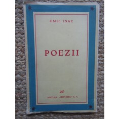 EMIL ISAC - POEZII CU DEDICATIE SI AUTOGRAF