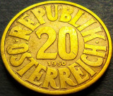 Moneda istorica 20 GROSCHEN - AUSTRIA, anul 1950 * cod 1965 B, Europa