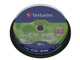 Verbatim CDRW 8-12X 10PK SPINDLE DLP