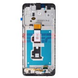 Display LCD Touchscreen cu Rama Motorola Moto E32 Negru Original Service Pack