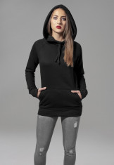 Hanorac ladies high neck raglan hoody Urban Classics XS EU foto