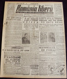 1947 ROMANIA LIBERA Nr 755 proces taranisti, razii CFR specula, desen Nell COBAR