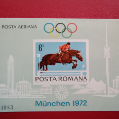 ROMANIA 1972 - COLITA PREOLIMPIADA DE LA MUNCHEN