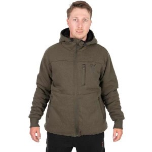 Jacheta Fox Collection Sherpa Jkt Green &amp; Black, Marime 2XL