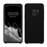 Husa kwmobile pentru Samsung Galaxy S9, Silicon, Negru, 44182.01, Carcasa