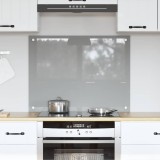 VidaXL Contrablat bucătărie gri deschis 80x60x0.6 cm sticlă securizată