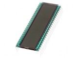 Afişaj LCD 7 segmente STN 6 digiţi 20&divide;70&deg;C