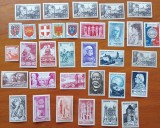 FRANTA-(1938-50) LOT mic -cca 30 timbre -serii, unicate -MNH- nestampilata-Vezi-Scan