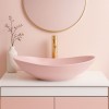 Lavoar pentru blat Rea Royal Powder Pink Matt