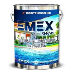 Vopsea Clorcauciuc de Piscina &ldquo;Emex Swim&rdquo; - Negru - Bid. 5 Kg
